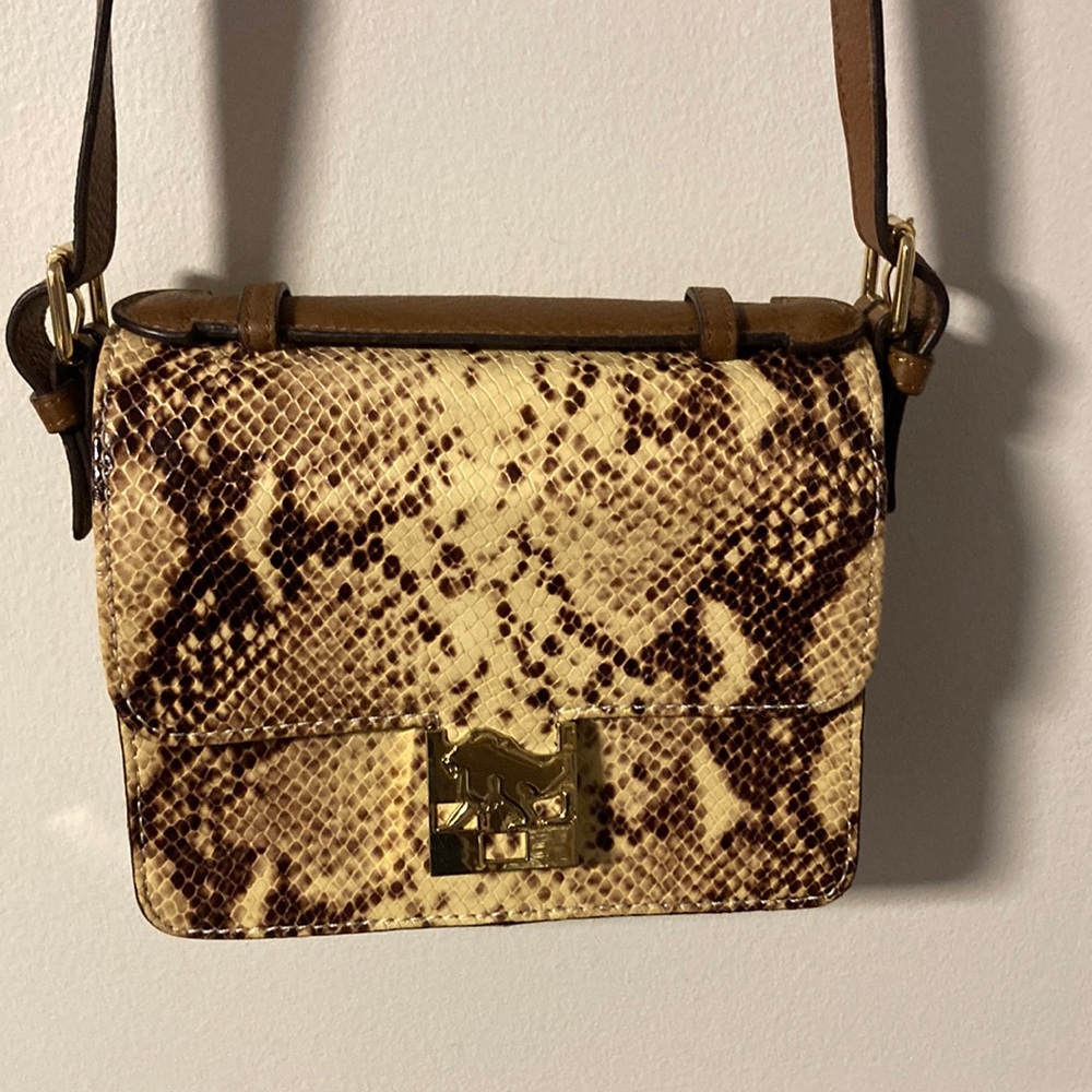 Vince Camuto, mini lizzard bag